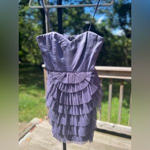 BCBG Maxazria Strapless Cocktail Dress